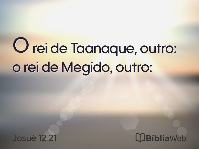 Josué 12:21 em imagem para compartilhar