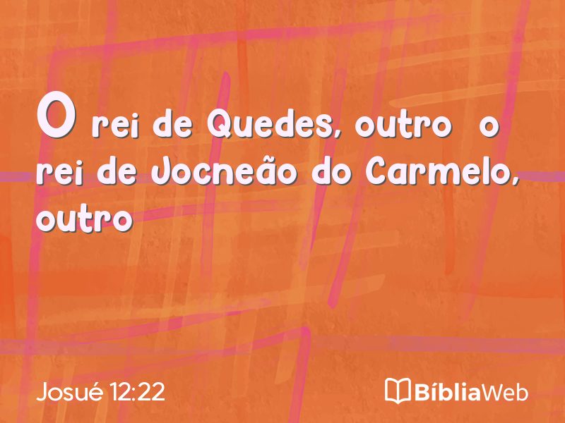 Josué 12:22 em imagem para compartilhar