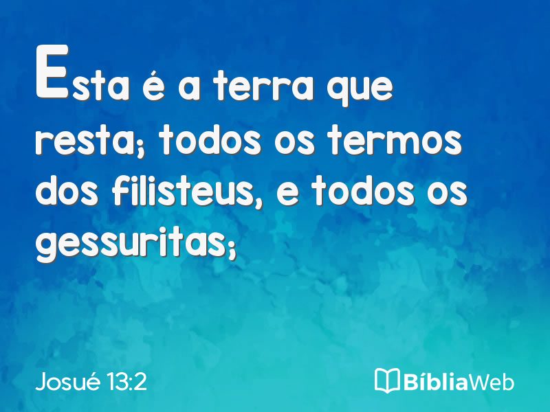 Josué 13:2 em imagem para compartilhar
