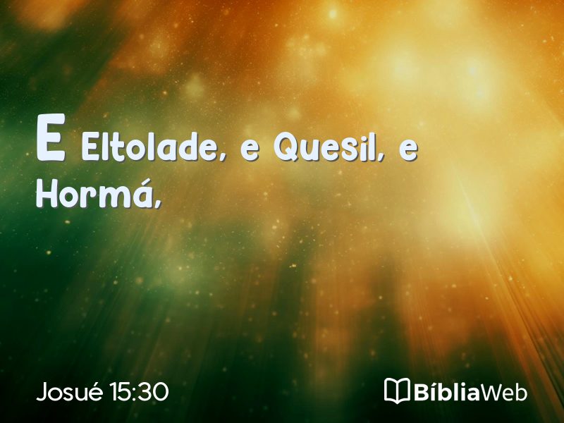 Josué 15:30 em imagem para compartilhar