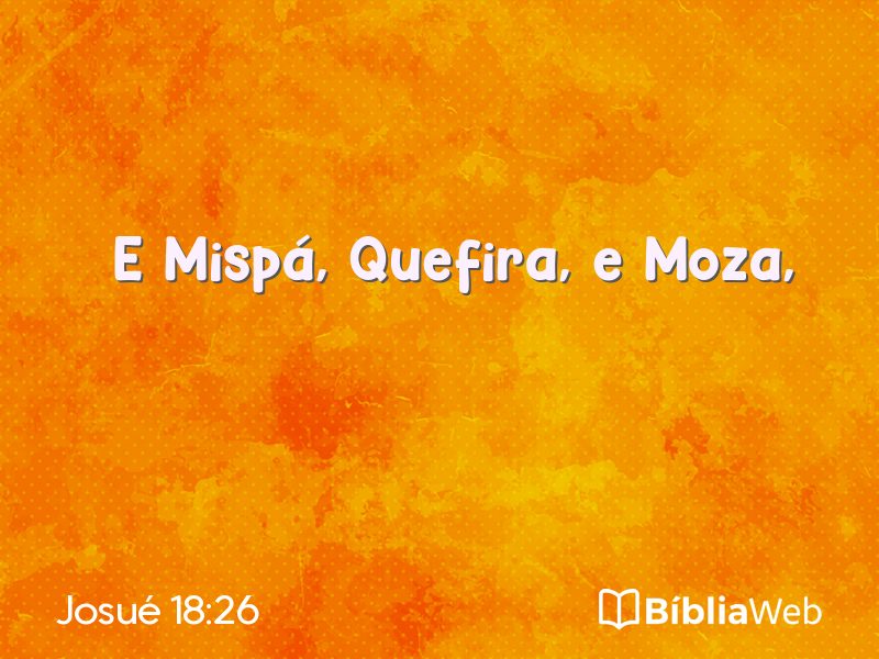 Josué 18:26 em imagem para compartilhar