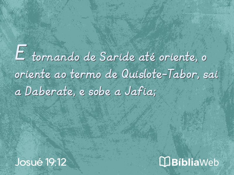 Josué 19:12 em imagem para compartilhar