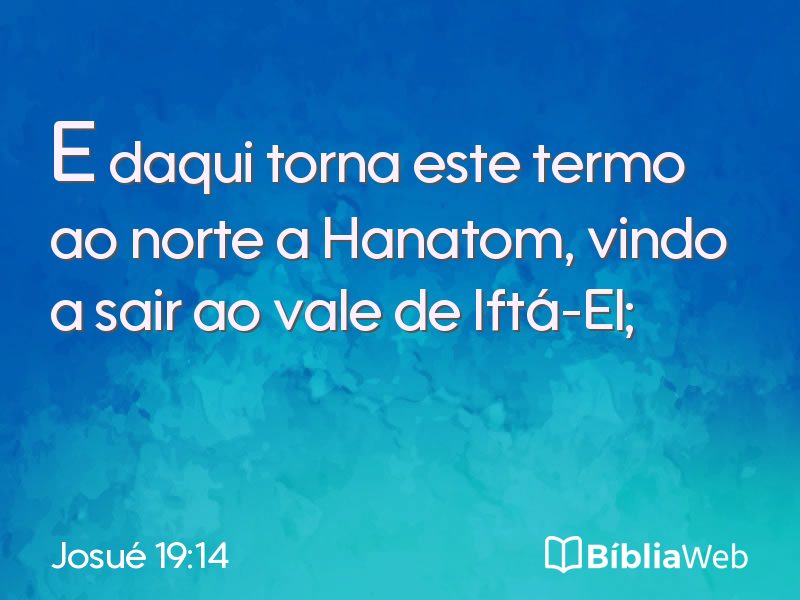 Josué 19:14 em imagem para compartilhar