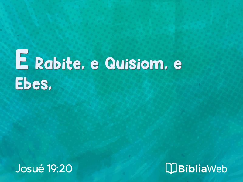 Josué 19:20 em imagem para compartilhar