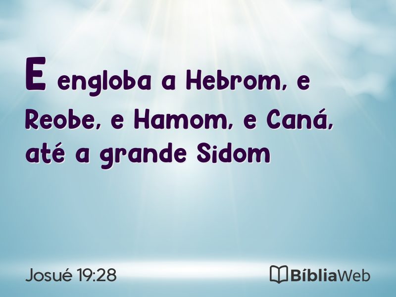 Josué 19:28 em imagem para compartilhar
