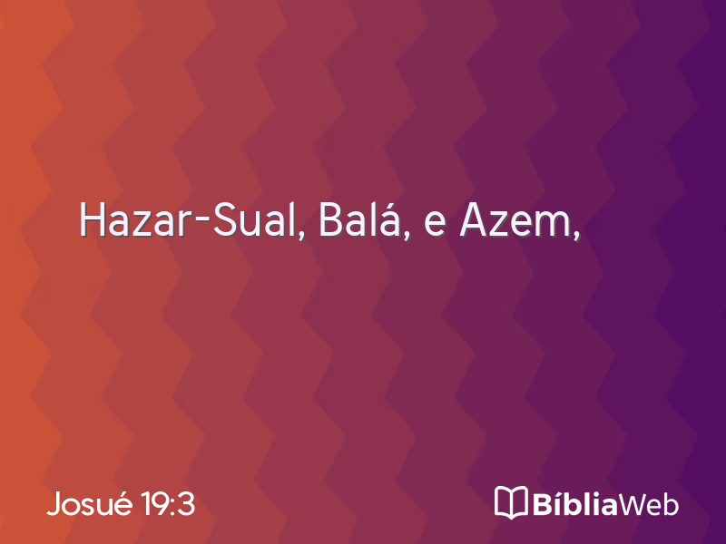 Josué 19:3 em imagem para compartilhar