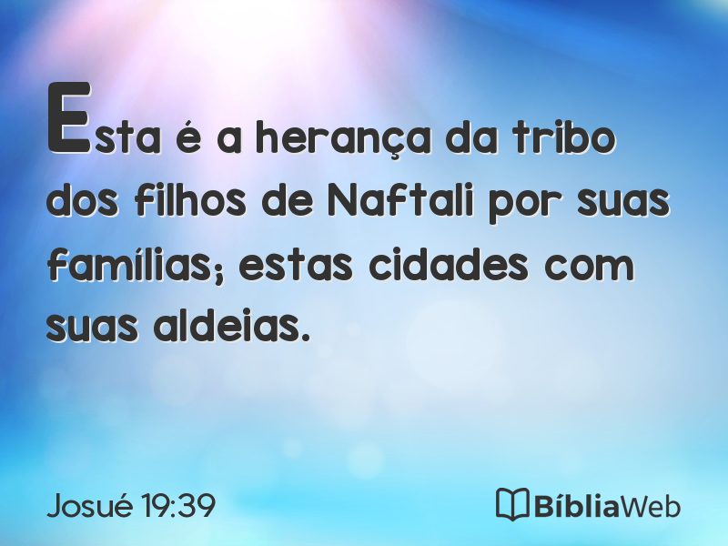 Josué 19:39 em imagem para compartilhar