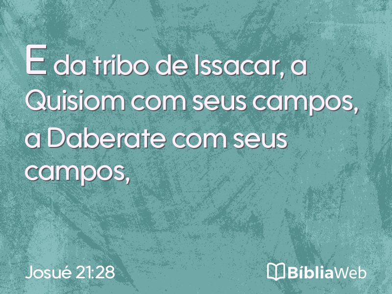 Josué 21:28 em imagem para compartilhar