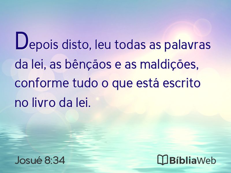 Josué 8:34 em imagem para compartilhar
