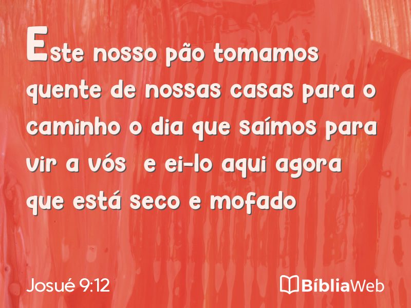 Josué 9:12 em imagem para compartilhar