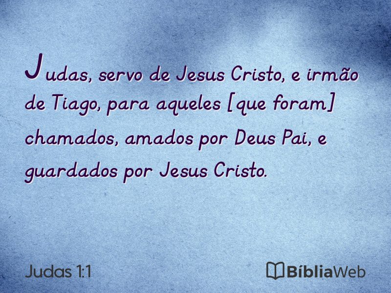 Judas 1:1 em imagem para compartilhar