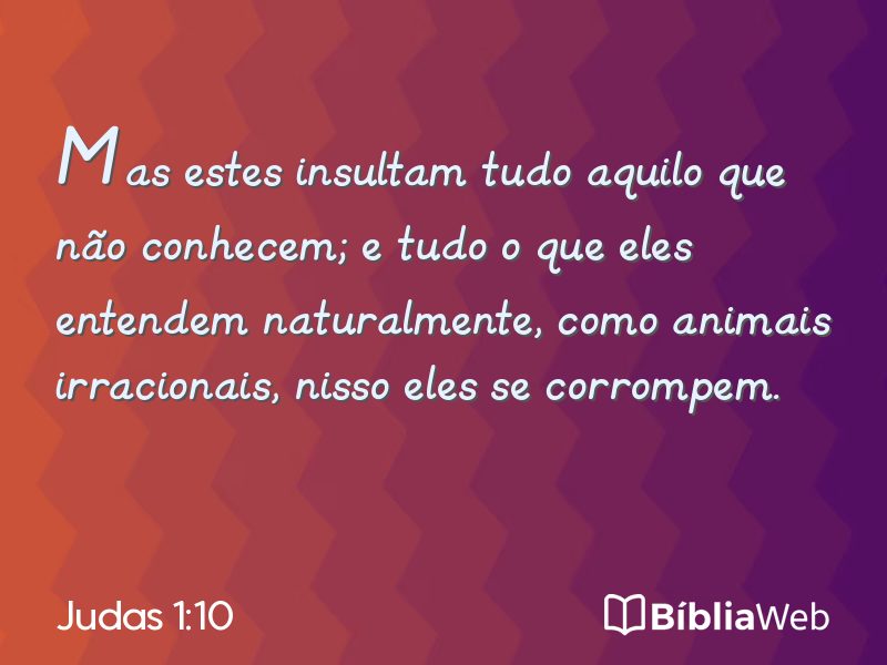 Judas 1:10 em imagem para compartilhar