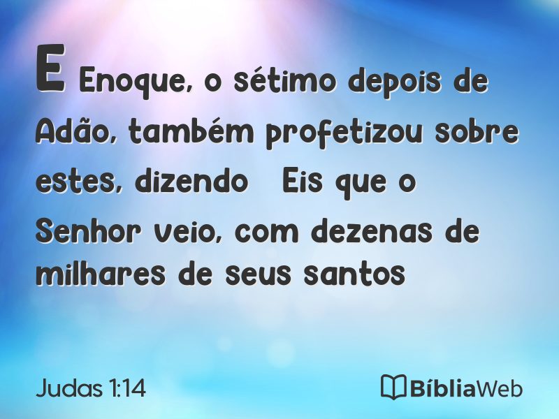 Judas 1:14 em imagem para compartilhar