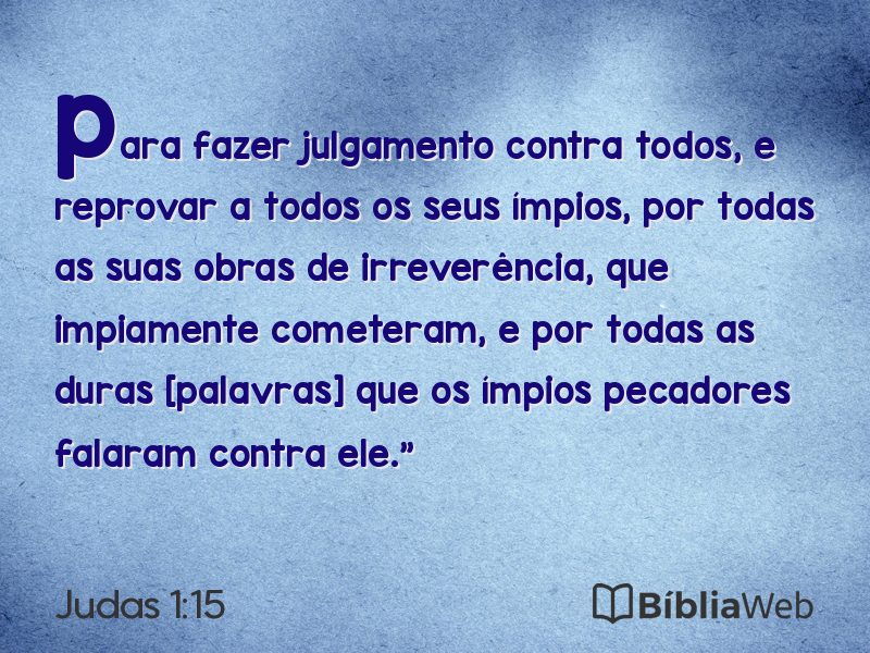 Judas 1:15 em imagem para compartilhar