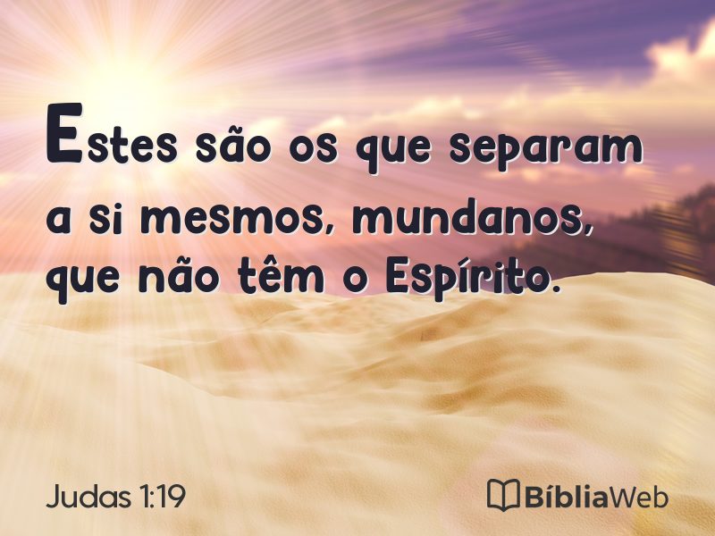 Judas 1:19 em imagem para compartilhar
