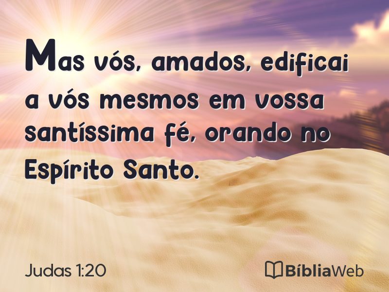 Judas 1:20 em imagem para compartilhar