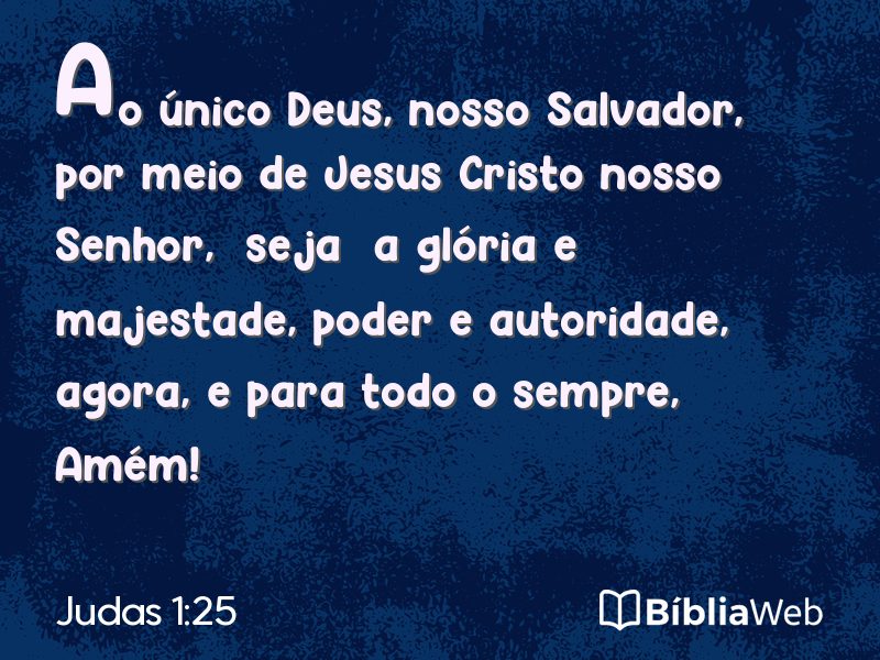 Judas 1:25 em imagem para compartilhar