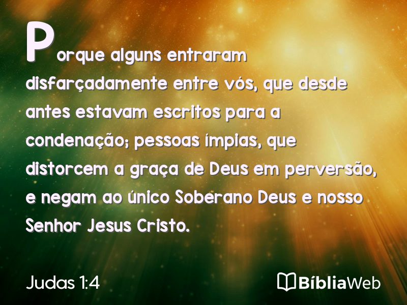 Judas 1:4 em imagem para compartilhar