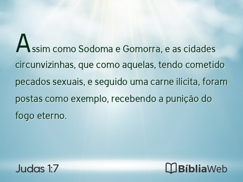 Judas 1:7 em imagem para compartilhar