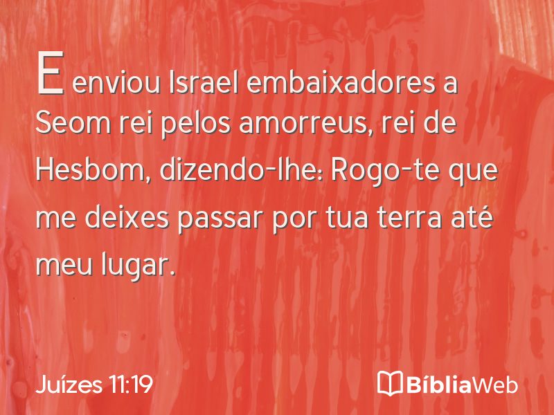 Juízes 11:19 em imagem para compartilhar