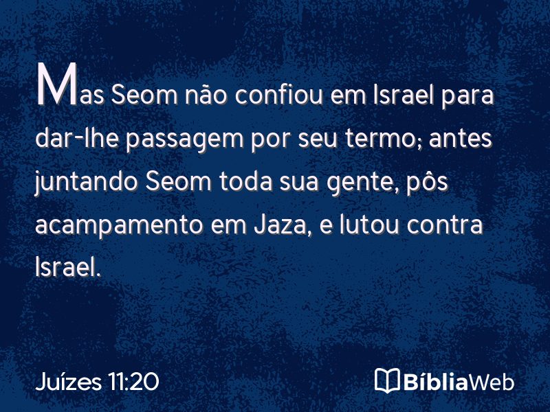 Juízes 11:20 em imagem para compartilhar
