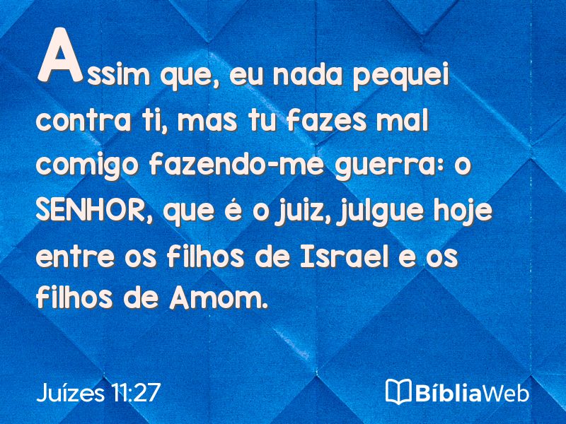 Juízes 11:27 em imagem para compartilhar