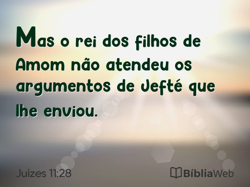 Juízes 11:28 em imagem para compartilhar