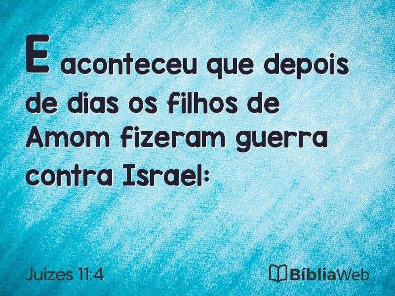Juízes 11:4 em imagem para compartilhar