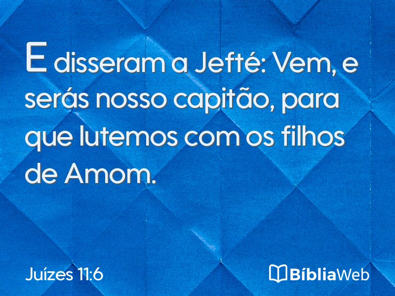 Juízes 11:6 em imagem para compartilhar