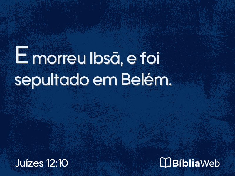 Juízes 12:10 em imagem para compartilhar
