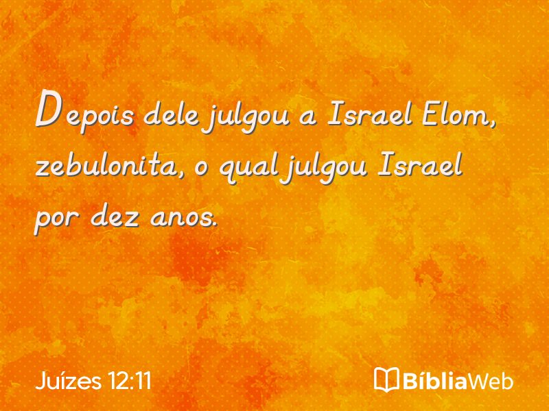 Juízes 12:11 em imagem para compartilhar