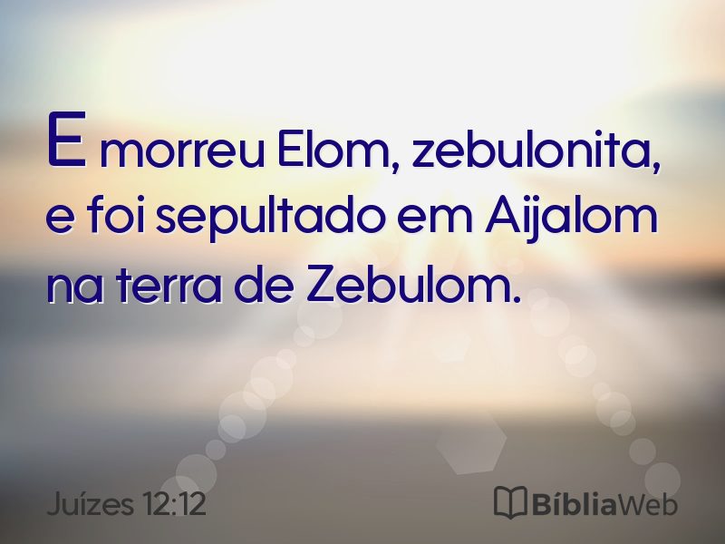 Juízes 12:12 em imagem para compartilhar