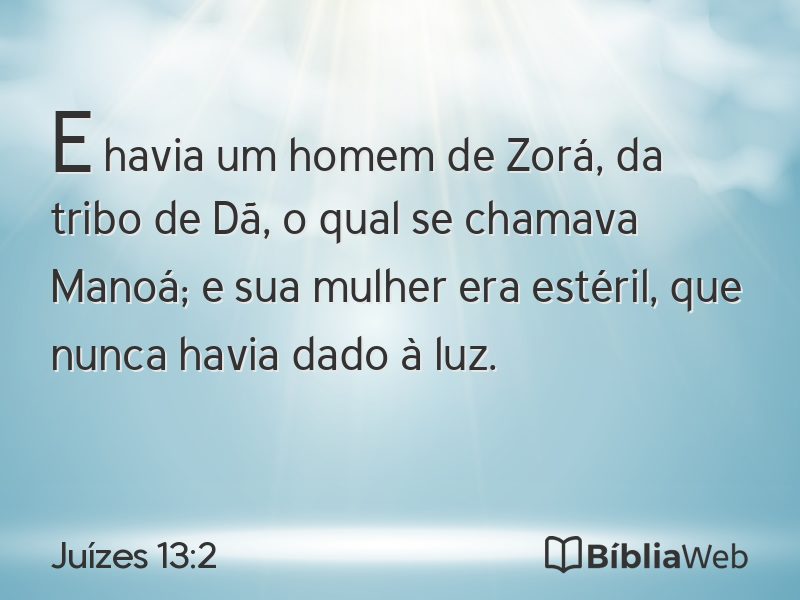 Juízes 13:2 em imagem para compartilhar