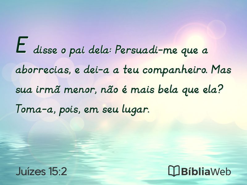 Juízes 15:2 em imagem para compartilhar