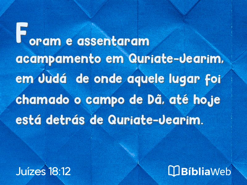 Juízes 18:12 em imagem para compartilhar