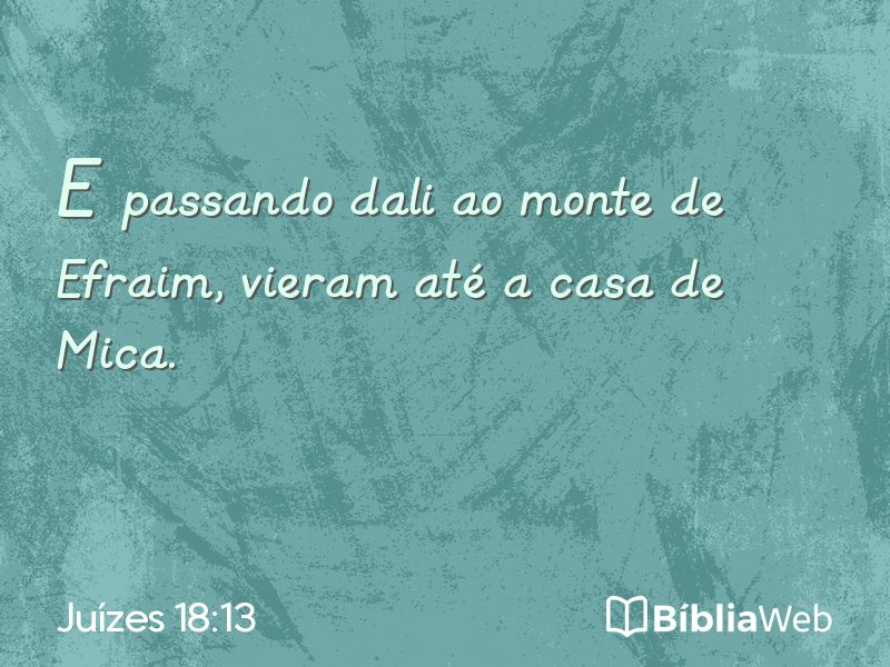 Juízes 18:13 em imagem para compartilhar