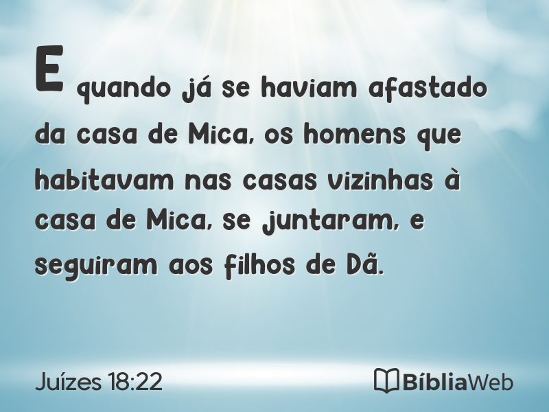 Juízes 18:22 em imagem para compartilhar