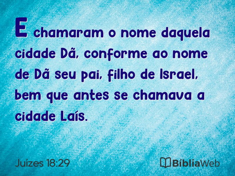 Juízes 18:29 em imagem para compartilhar
