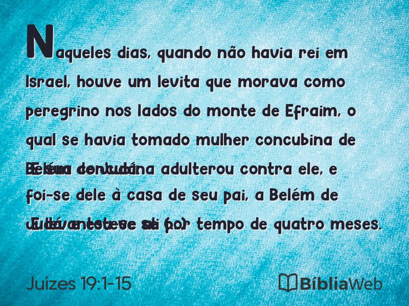 Juízes 19:1-15 em imagem para compartilhar