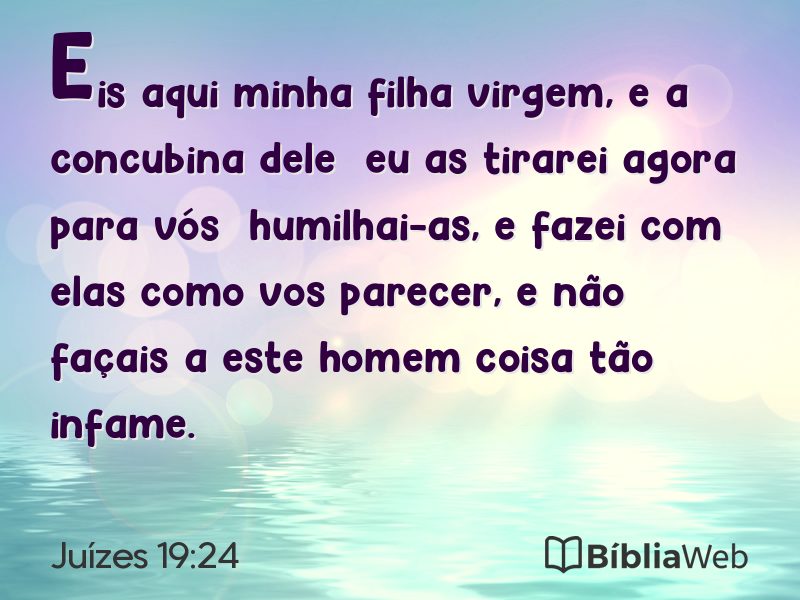 Juízes 19:24 em imagem para compartilhar