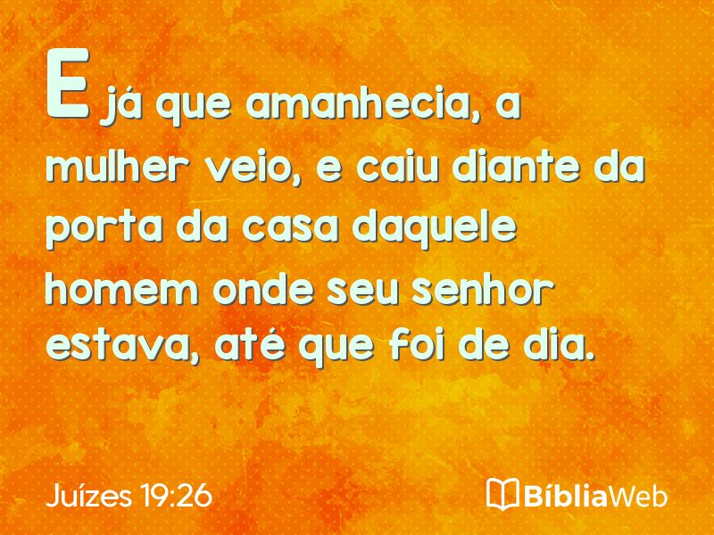 Juízes 19:26 em imagem para compartilhar