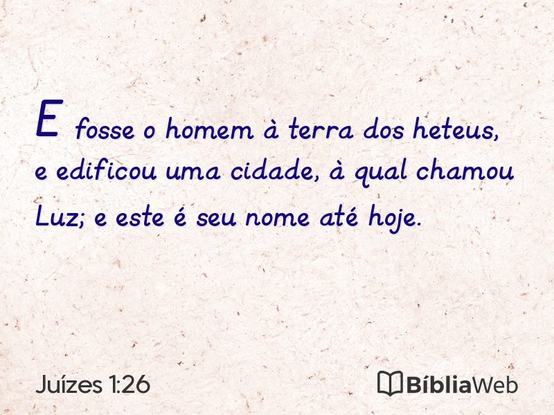 Juízes 1:26 em imagem para compartilhar