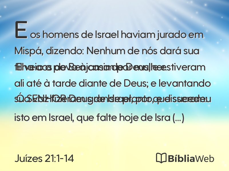 Juízes 21:1-14 em imagem para compartilhar