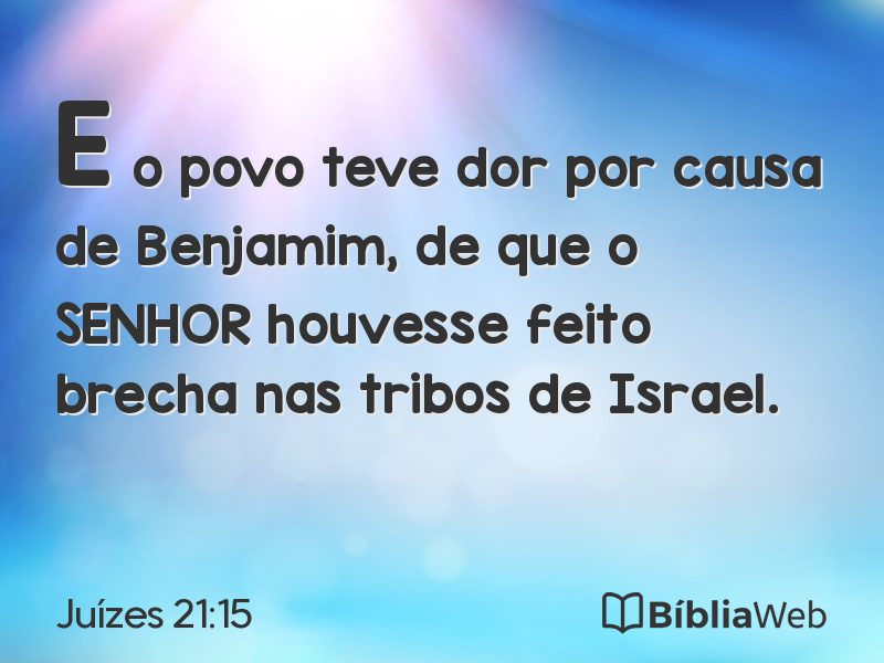 Juízes 21:15 em imagem para compartilhar