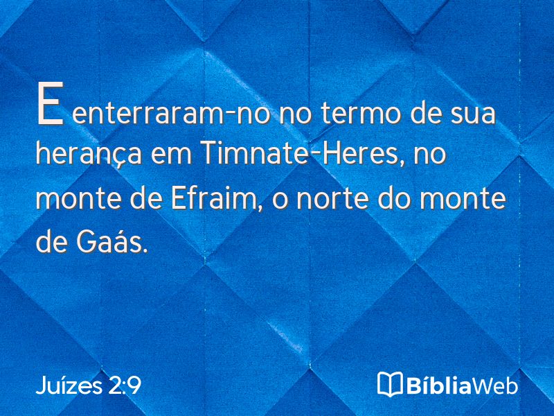 Juízes 2:9 em imagem para compartilhar