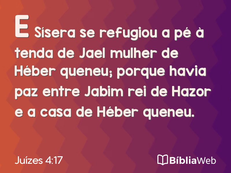 Juízes 4:17 em imagem para compartilhar