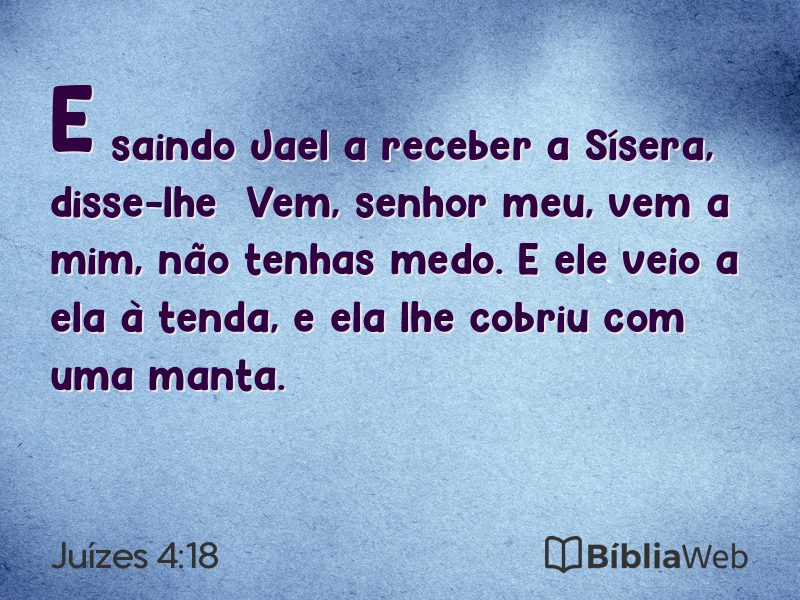 Juízes 4:18 em imagem para compartilhar