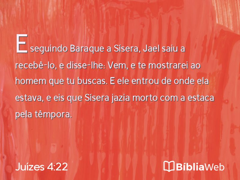 Juízes 4:22 em imagem para compartilhar
