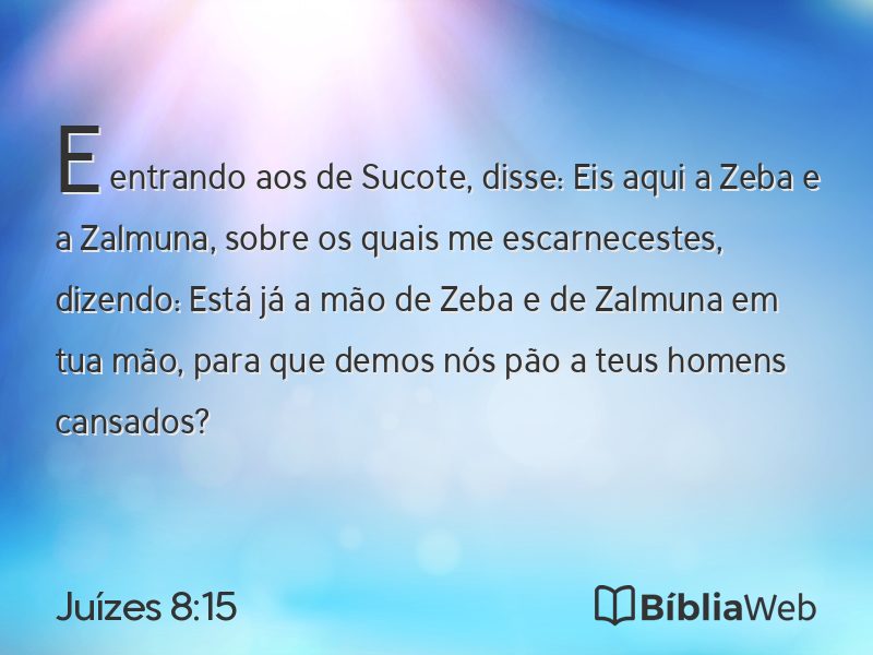 Juízes 8:15 em imagem para compartilhar