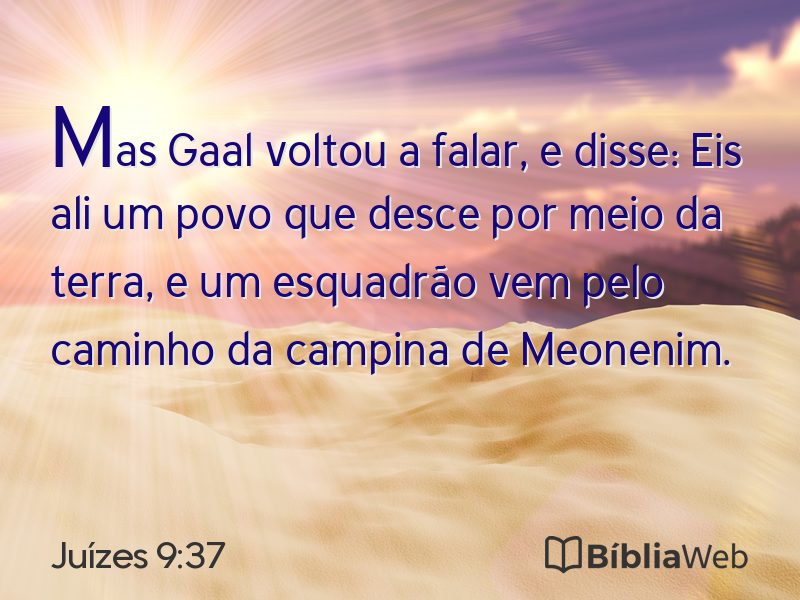 Juízes 9:37 em imagem para compartilhar